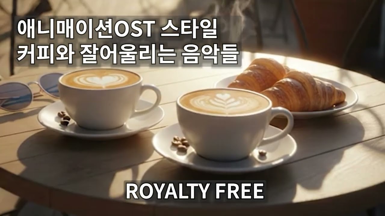 애니OST스타일 | 커피와 잘어울리는 음악들 | 무료저작권 (Inst.)