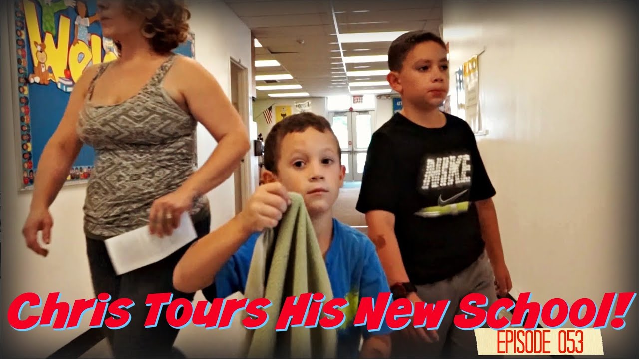 Chris Tours His New School - Episode 53 Gonz Family Vlog