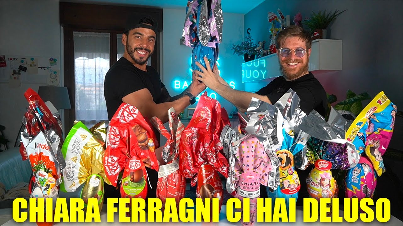 COMPRIAMO E MANGIAMO TUTTE LE UOVA DI PASQUA DEL MONDO - CHIARA FERRAGNI CI HAI DELUSO!