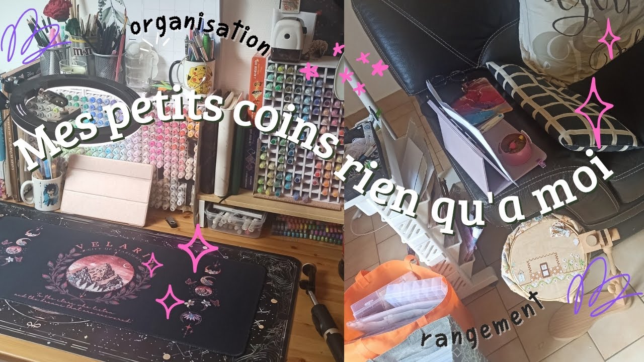 Mes Petits Coins rien qu'a moi...Colo, Broderie mais pas que 🤭😇