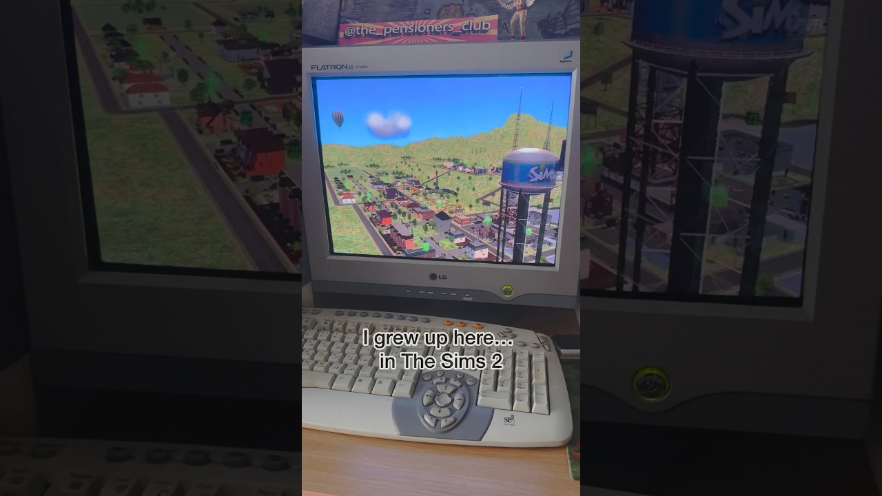 I grew up here&hellip; in The Sims 2 #sims #throwback #retrogaming #gameshorts #2000s #sims2