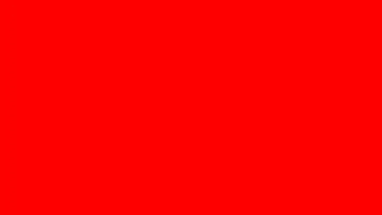 Bright Red  Screen | Red TV Screen ❤️