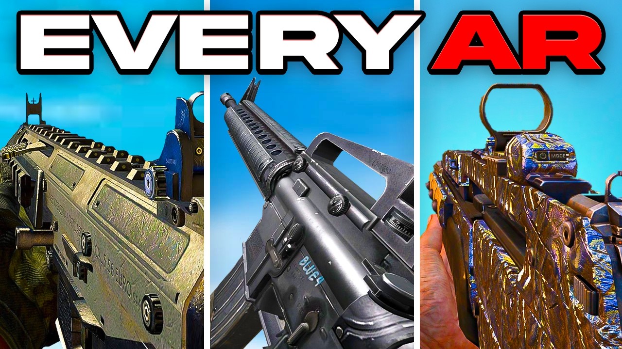 Using the BEST Assault Rifle in EVERY COD