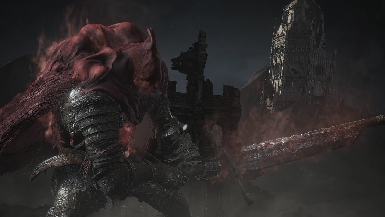 DS III: The Ringed City DLC - Slave Knight Gael boss fight