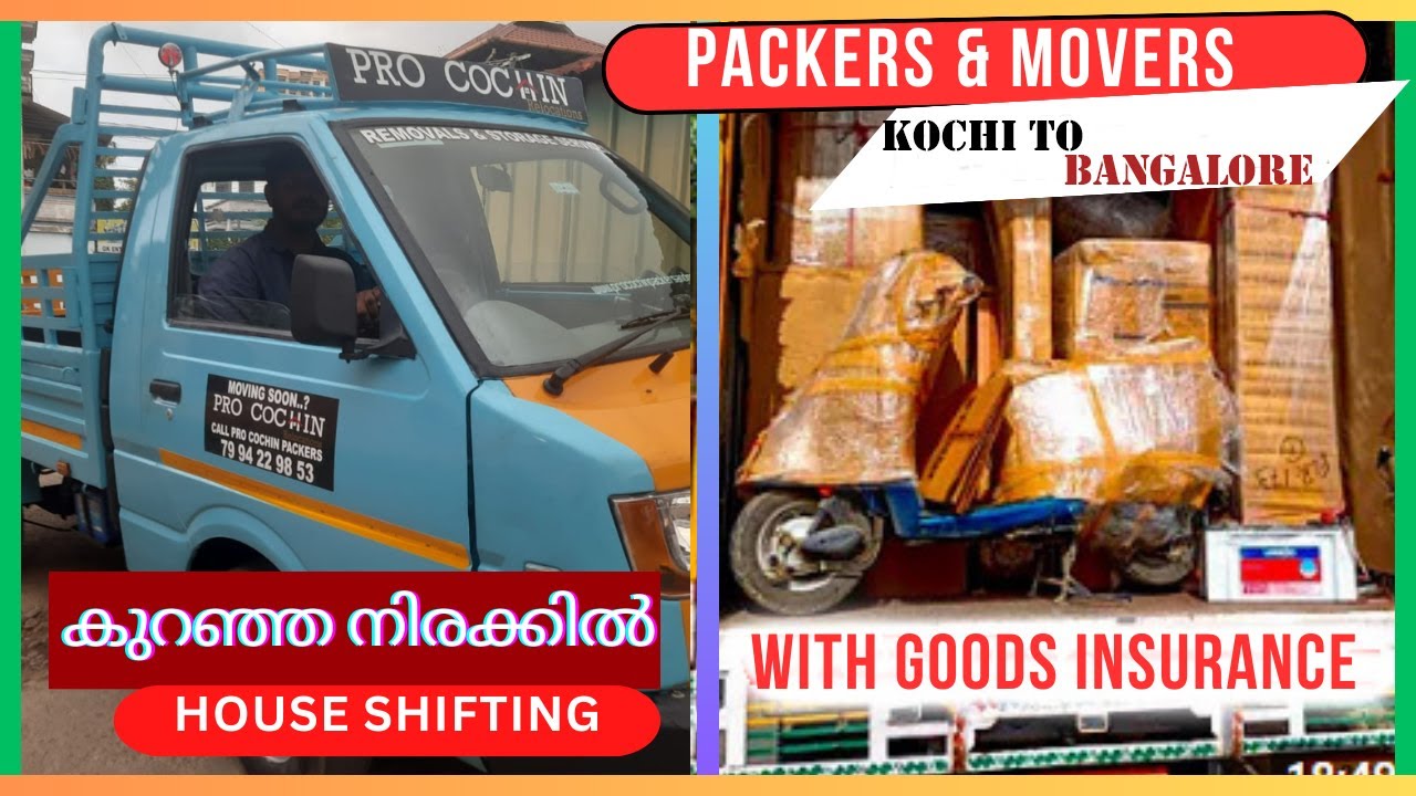 House Shifting Kerala Ernakulam to Bangalore in 4 Days 🚚 | Full Moving Process Explained with Rates!