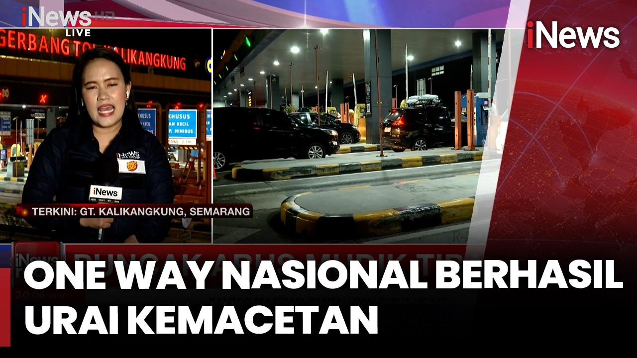 [FULL] GT Kalikangkung Ramai Lancar, One Way Nasional Efektif| iNews Room (18/3)