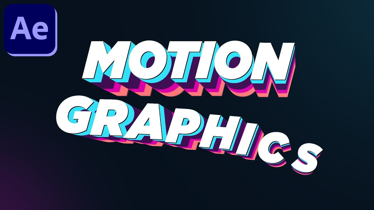 3D Colorful Text Reveal Animation in After Effects - No Plugins Require | Easy and Fast Method