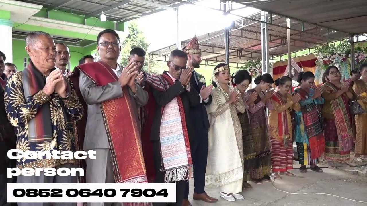 Pengantin Bule JOGET dan Manortor Batak || Agave Musik Sidikalang
