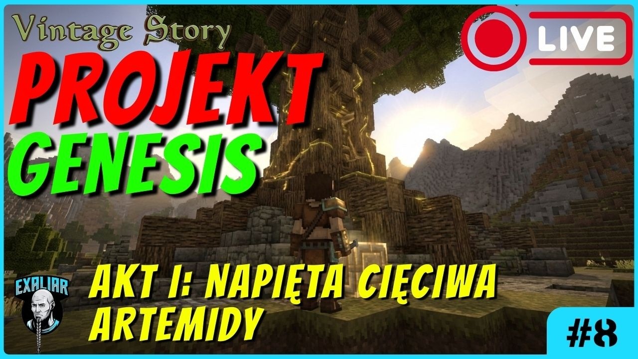 AKT I: Napięta Cięciwa Artemidy | Vintage Story - Projekt Genesis | #8 | GAMEPLAY PL LIVE