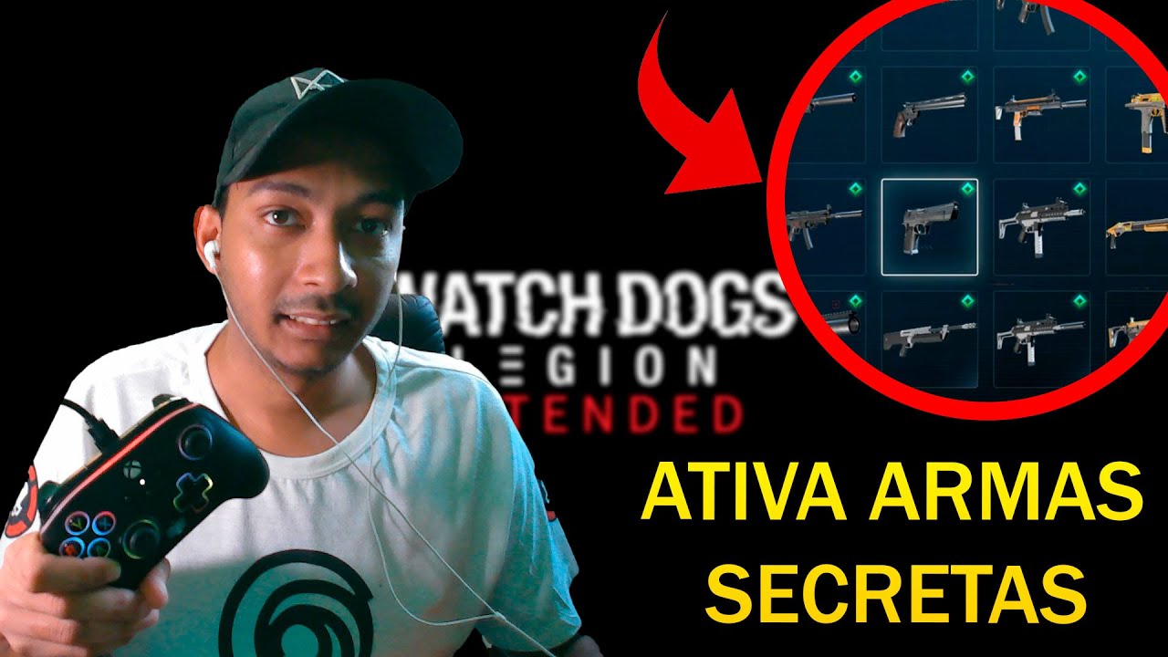 WATCH DOGS LEGION EXTENDED AS MELHORES ARMAS ESCONDIDAS ATIVE AGORA