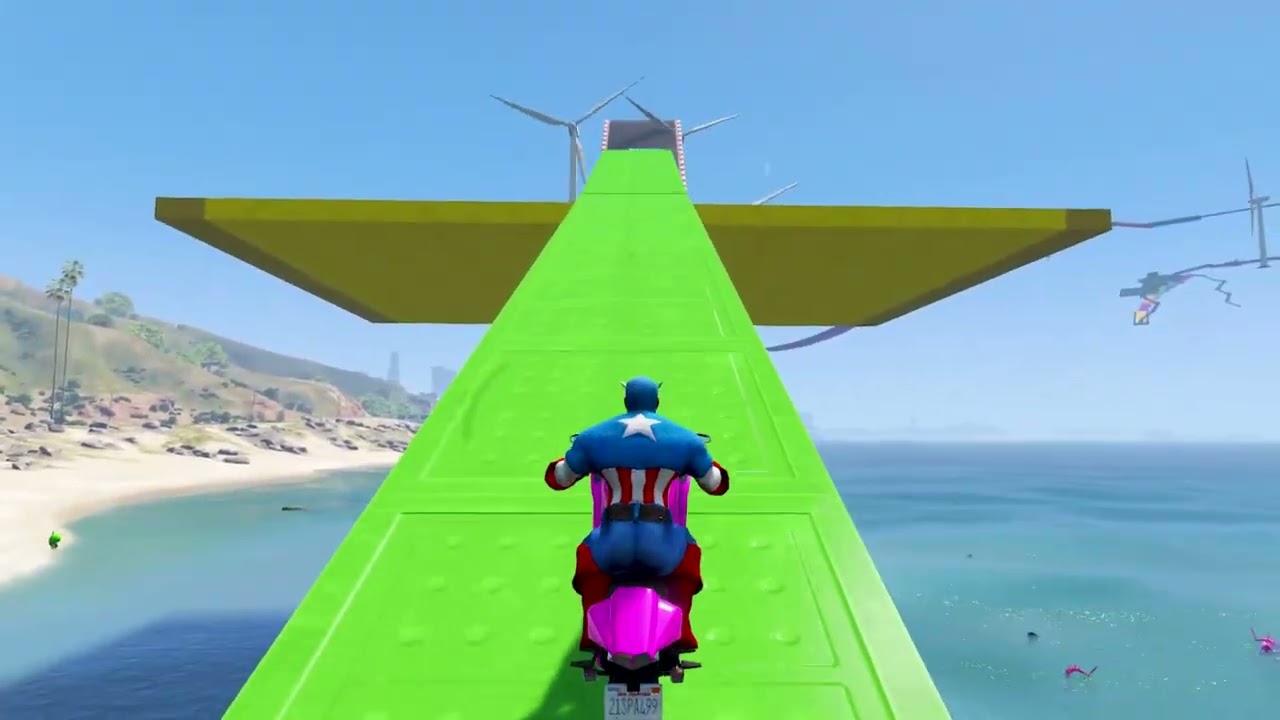 SPIDER-MAN against RUMI Ride on Motorcycle STUNT FUNNY MOMENTS | GTA 5 MULTIVERSE
