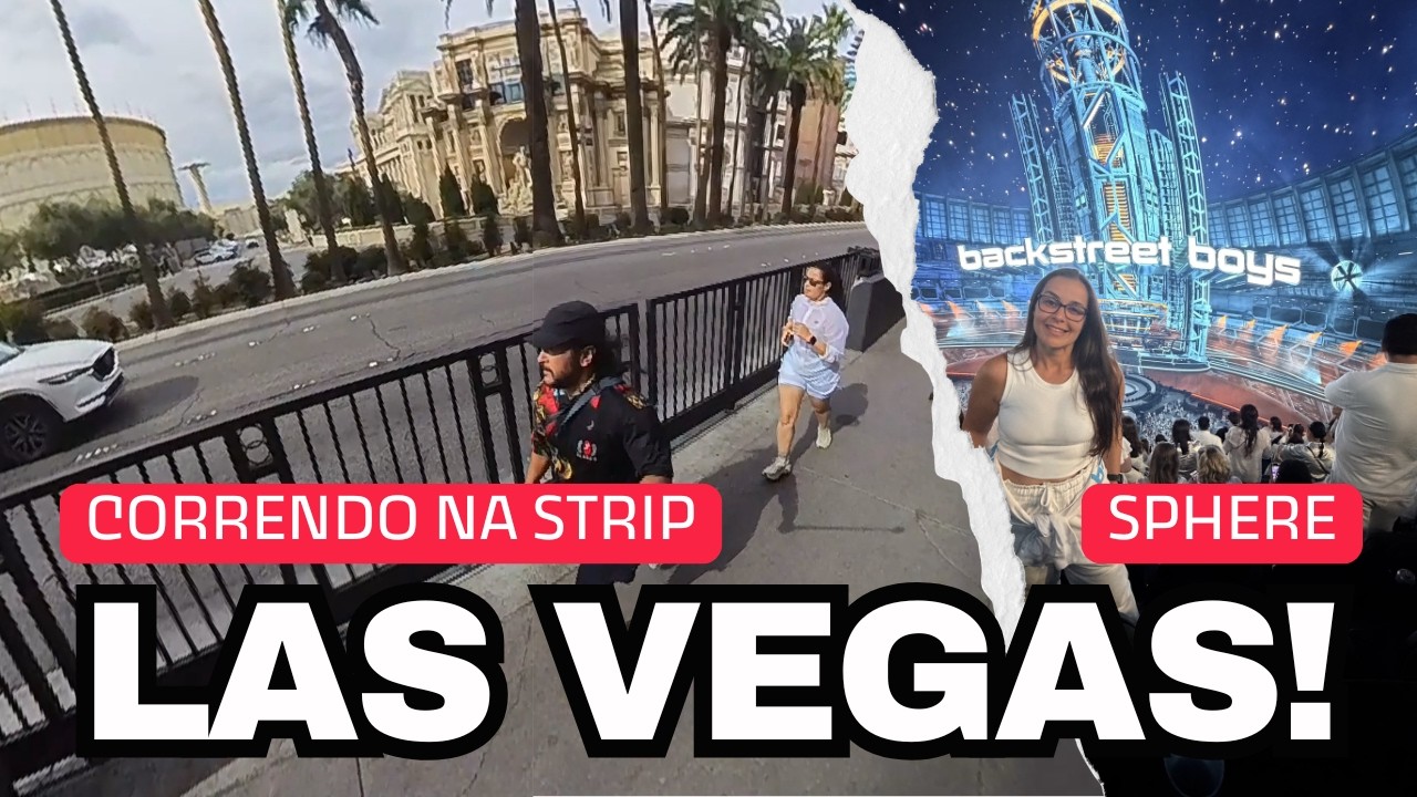 Backstreet Boys correndo em Las Vegas