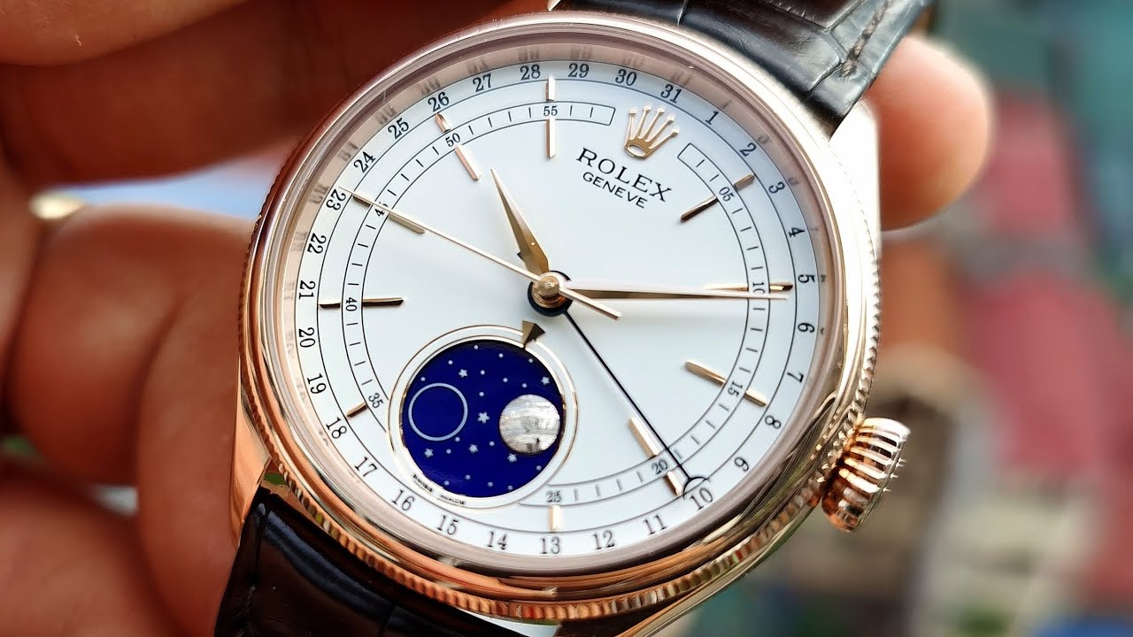 [Cực kỳ Đẹp] Rolex Cellini Moonphase Everose Gold 50535-0002 | ICS Authentic