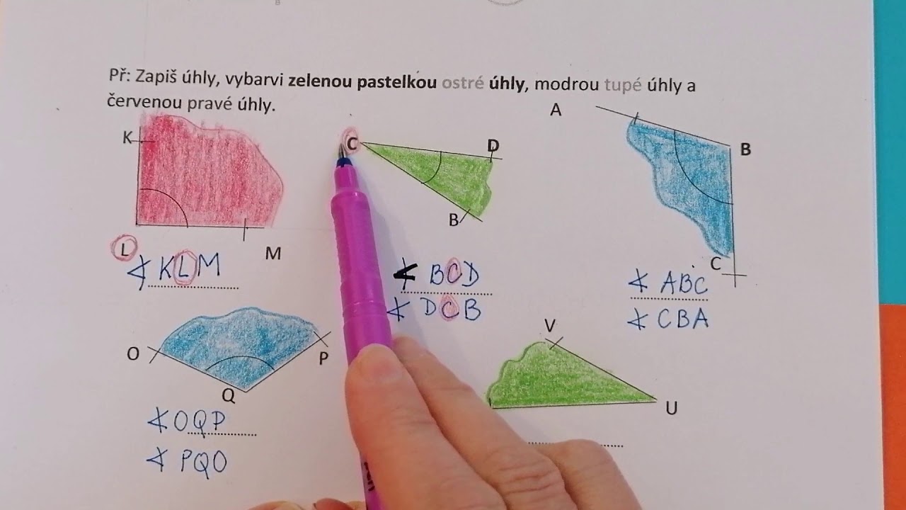 Úhel- velikost, měření