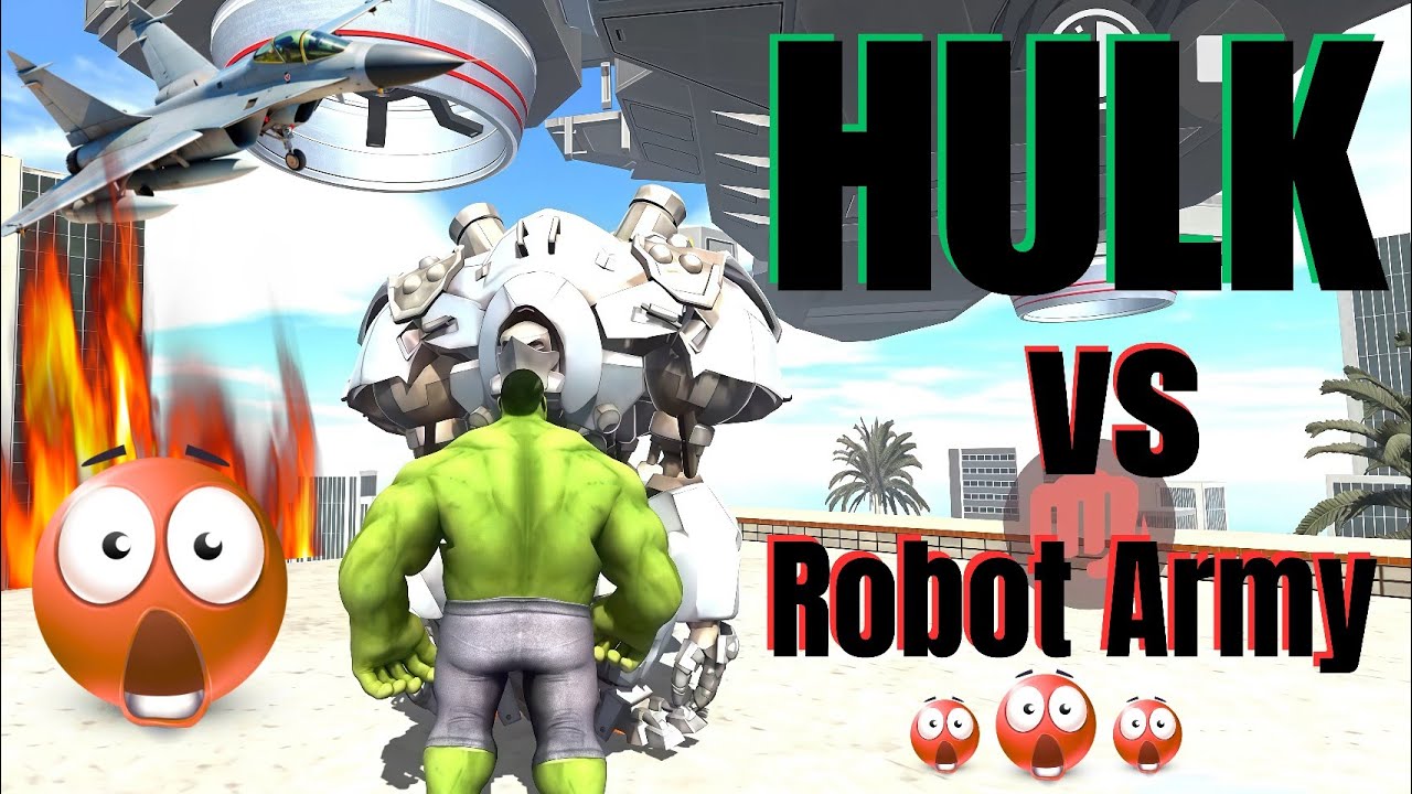 HULK vs Robot Army 😱 Mission 4 New Update | Indian Bikes Driving 3D Gameplay 