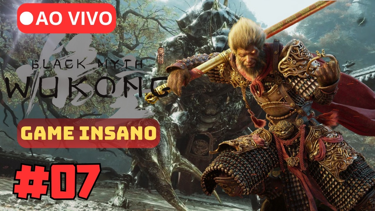 🔴 AO VIVO | LORDE ESCORPIÃO - #7 | BLACK MYTH: WUKONG