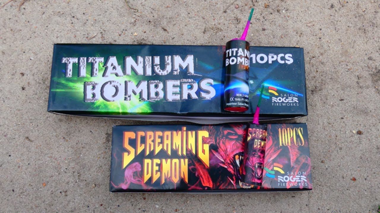 Screaming Demon Titanium Bombers Roger Fireworks
