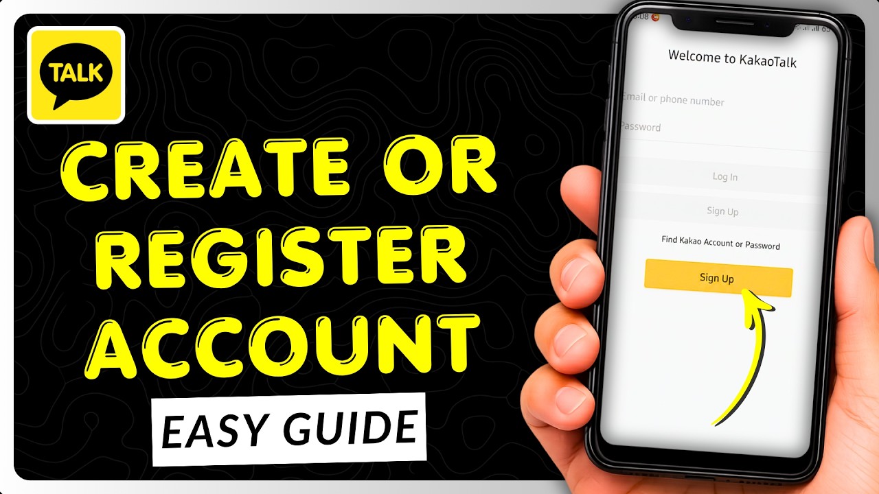 Kakao Talk Sign Up   How To Create Or Register Kakao Talk Account 2026 Full Guide
