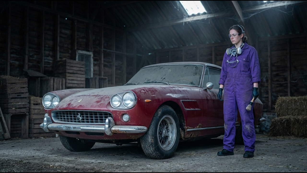 1964 Ferrari 330 GT Barn Find Revival  Dust to Rosso Showroom Shine ASMR