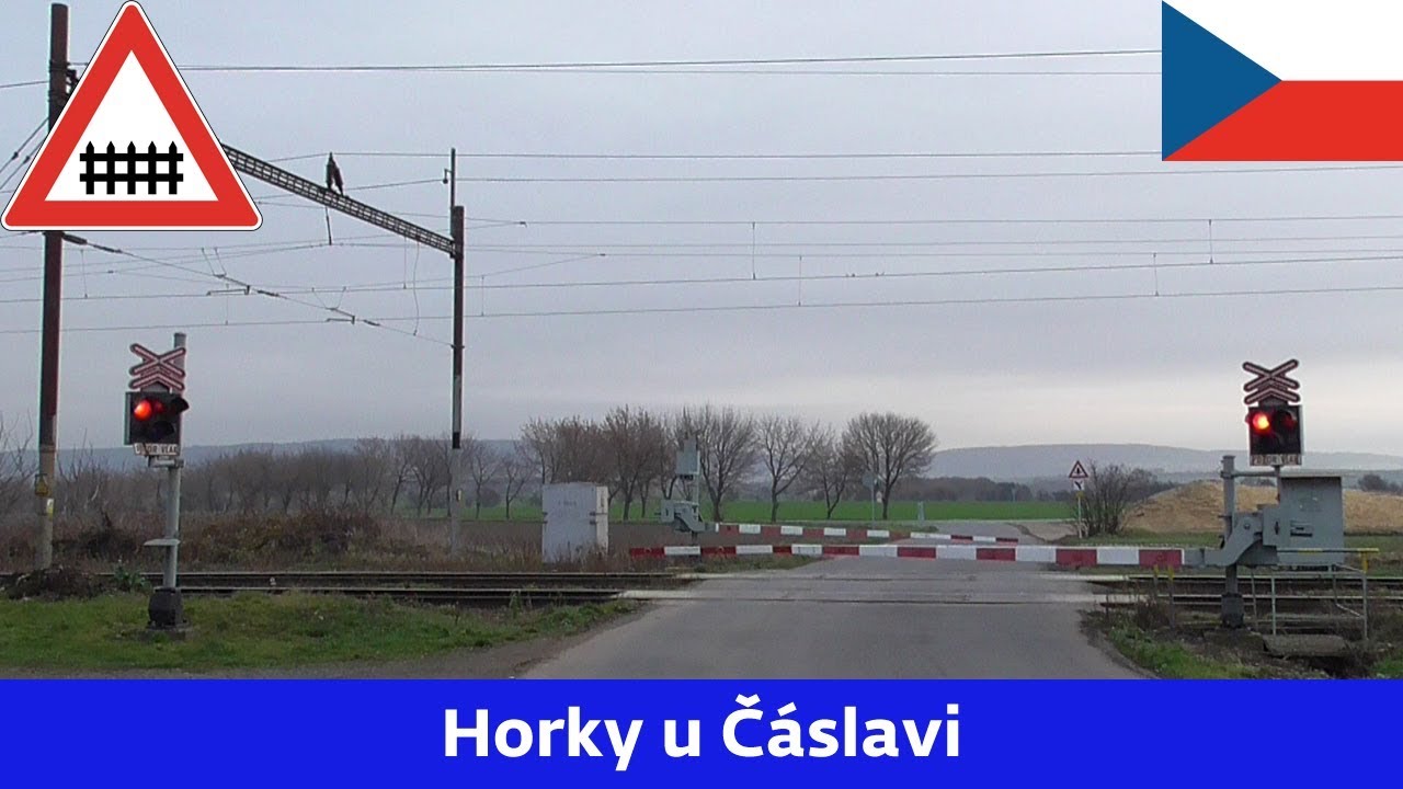 Železniční přejezd Horky u Čáslavi - 28.12.2015