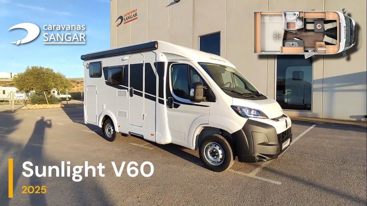 2025 Sunlight V60 - La VAN más cómoda del mercado | CARAVANAS SANGAR