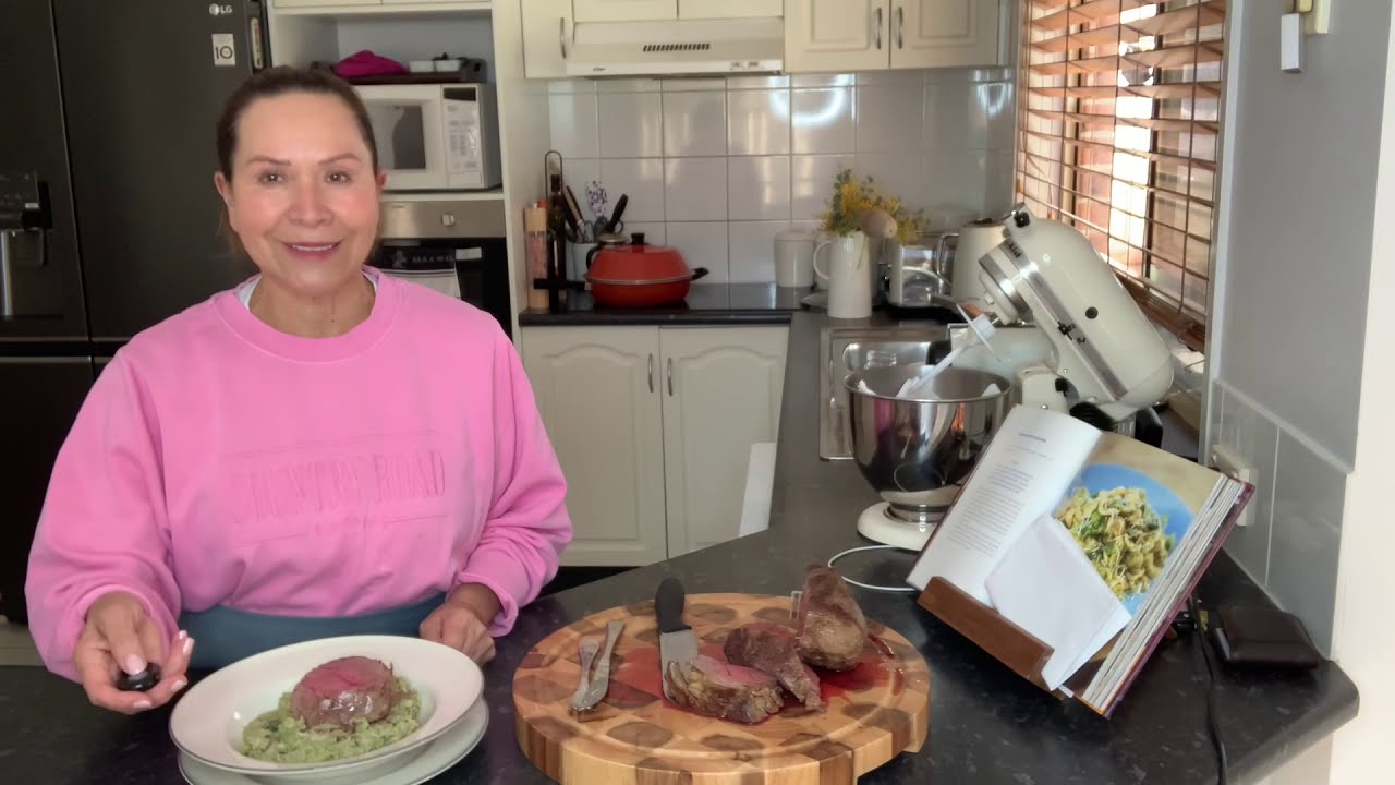 Puré de habas rústico con filete !!
