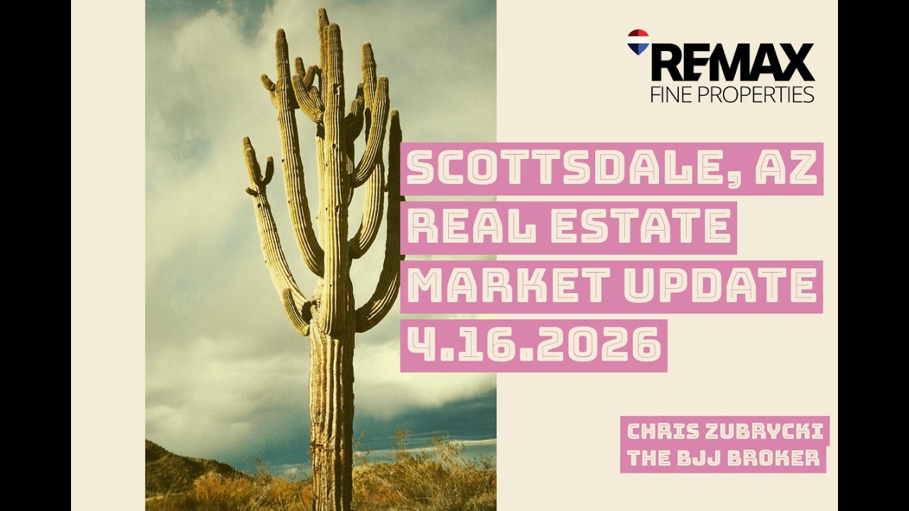 Scottsdale AZ Housing Market Update (April 2026) | Middle East Conflict, Mortgage Rates and Trends