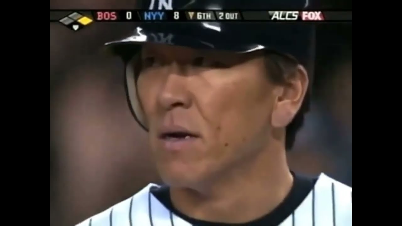 ALL Hideki Matsui Postseason Hits (2003-2004) (39)