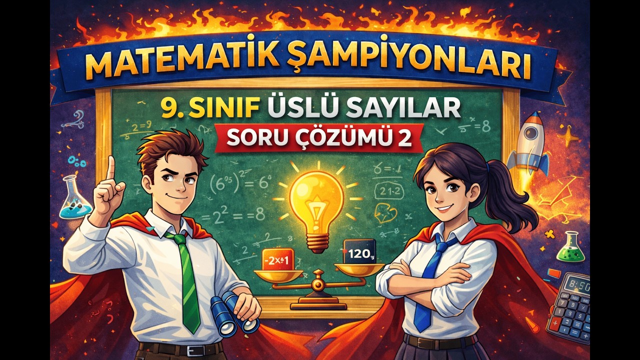 9. Sınıf Üslü Sayılar Soru Çözümü 2 | YKS Temel Matematik Kampı 🔥