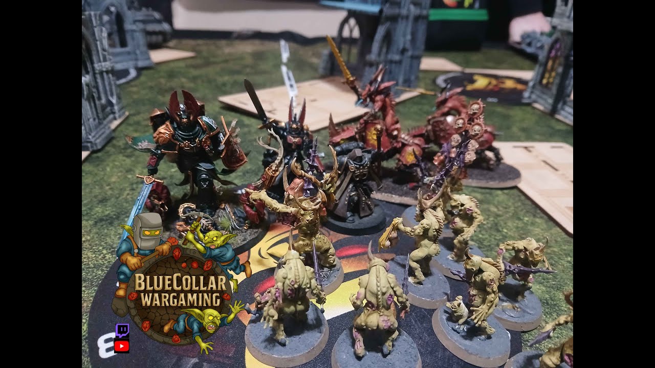 Dark Angels Vs Chaos Daemons Warhammer 40k 2000 points Battle Report 10th Edition #40k