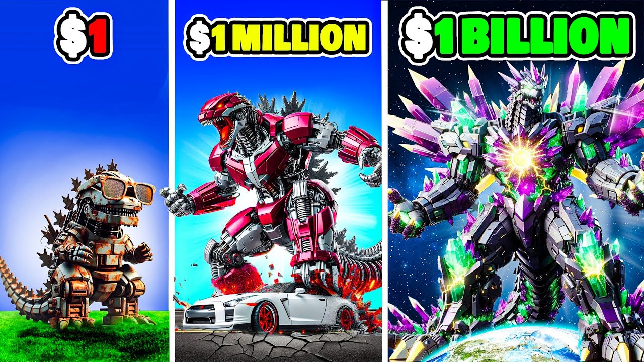 $1 to $1,000,000,000 MECHAGODZILLA in GTA 5