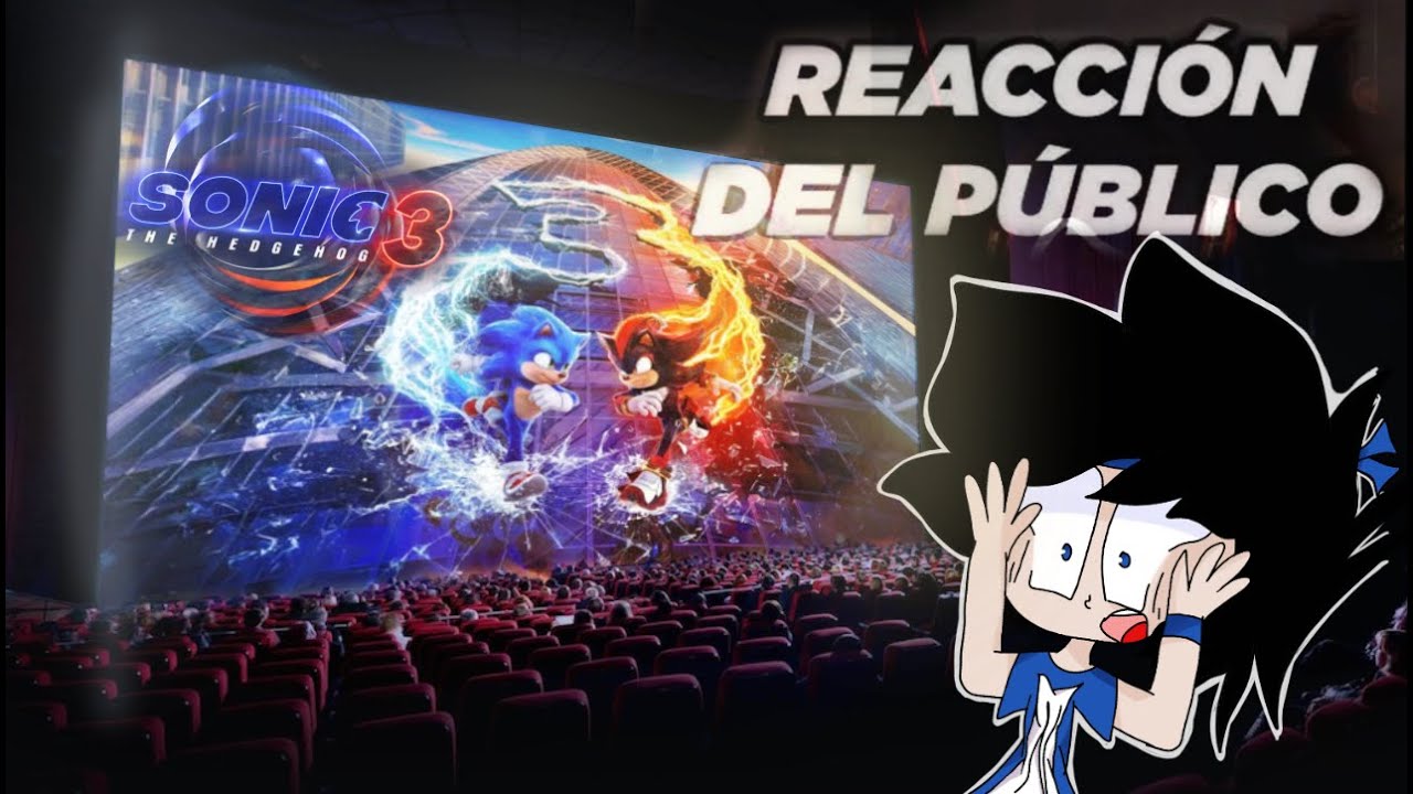 SONIC 3 PELÍCULA REACCIÓN DE AUDIENCIA