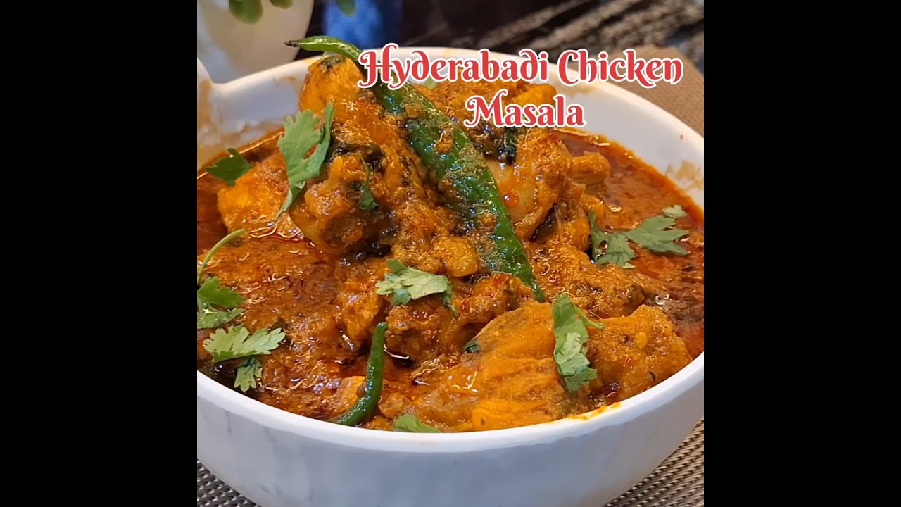 Hyderabadi Chicken Masala Recipe | हैदराबादी चिकन मसाला 