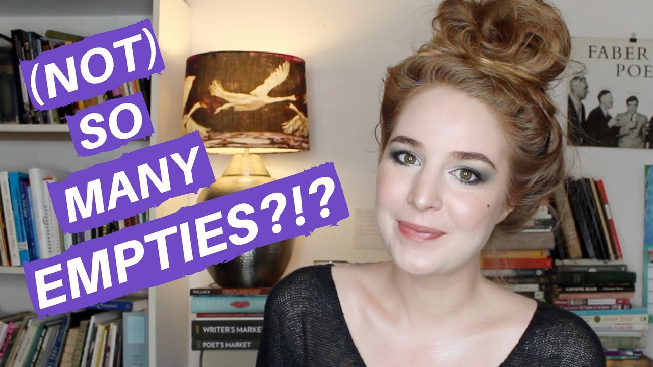 AUGUST EMPTIES! | Hannah Louise Poston | MY NO-BUY YEAR