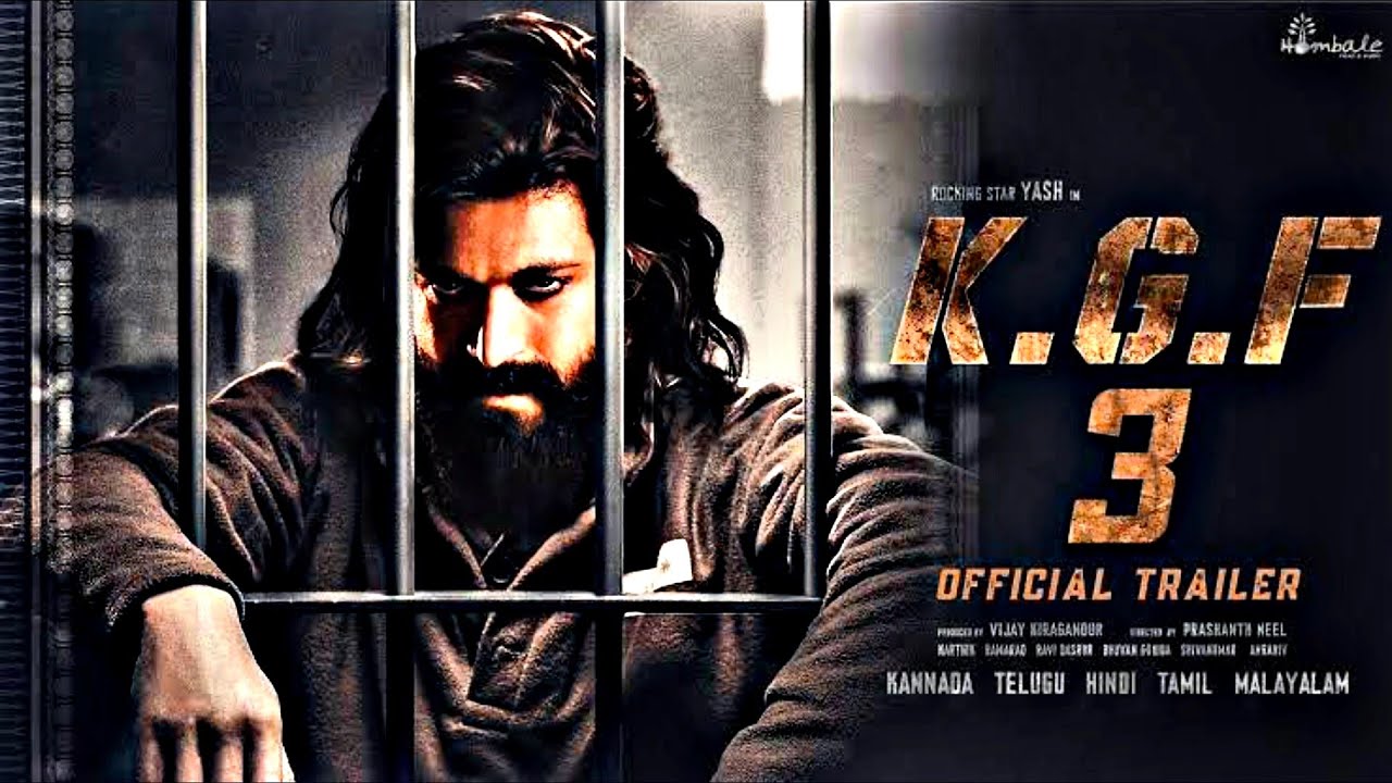 KGF Chapter3 Malayalam Fanmade Trailer |Yash |Srinidhishetty |RaveenaTandon |Prasanth Neel