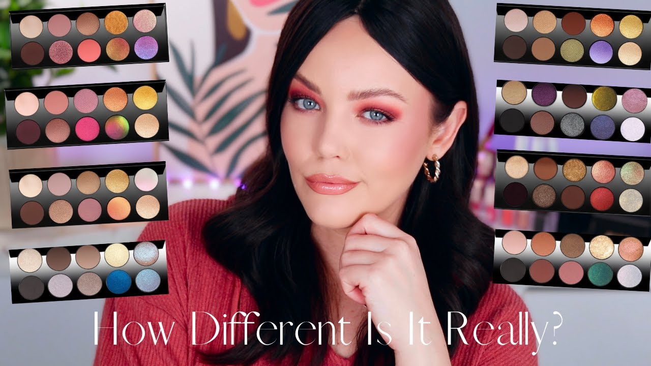 Comparing Pat McGrath Labs Huetopian Dream Against Divine Rose I & II & Other Mothership Palettes