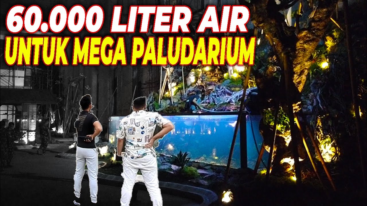 PENGISIAN AIR DI MEGA PALUDARIUM MABES TNI AD AKHIRNYA SELESAI..!!