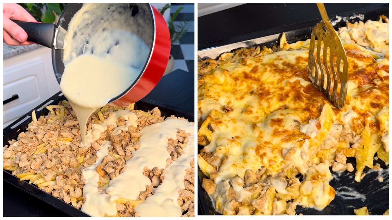 خلاصت في دقيقتها 😍 جيبيلي أكبر سنيوا عندك و ديرها لعشا باستيشيو مفرمج ساهل ماهل يهبلو عليه فدار 👌