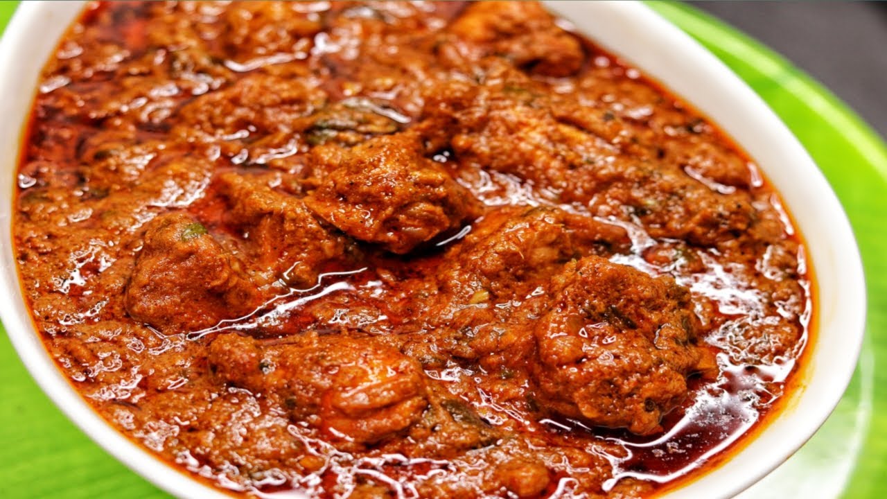 ഹൈദരാബാദി ചിക്കൻ കറി / Spicy Hyderabadi Chicken Curry