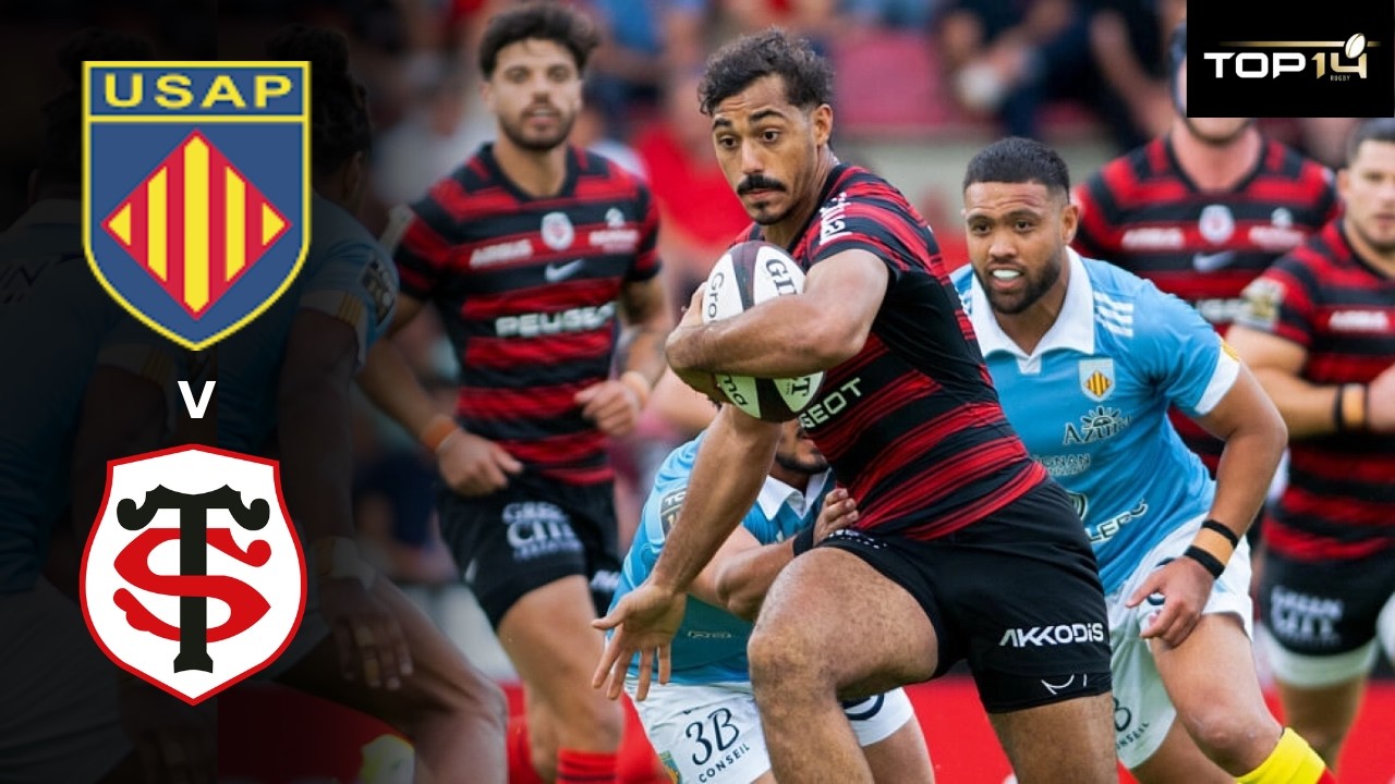 Perpignan vs Stade Toulouse Rugby Highlights | Top 14 France Rugby