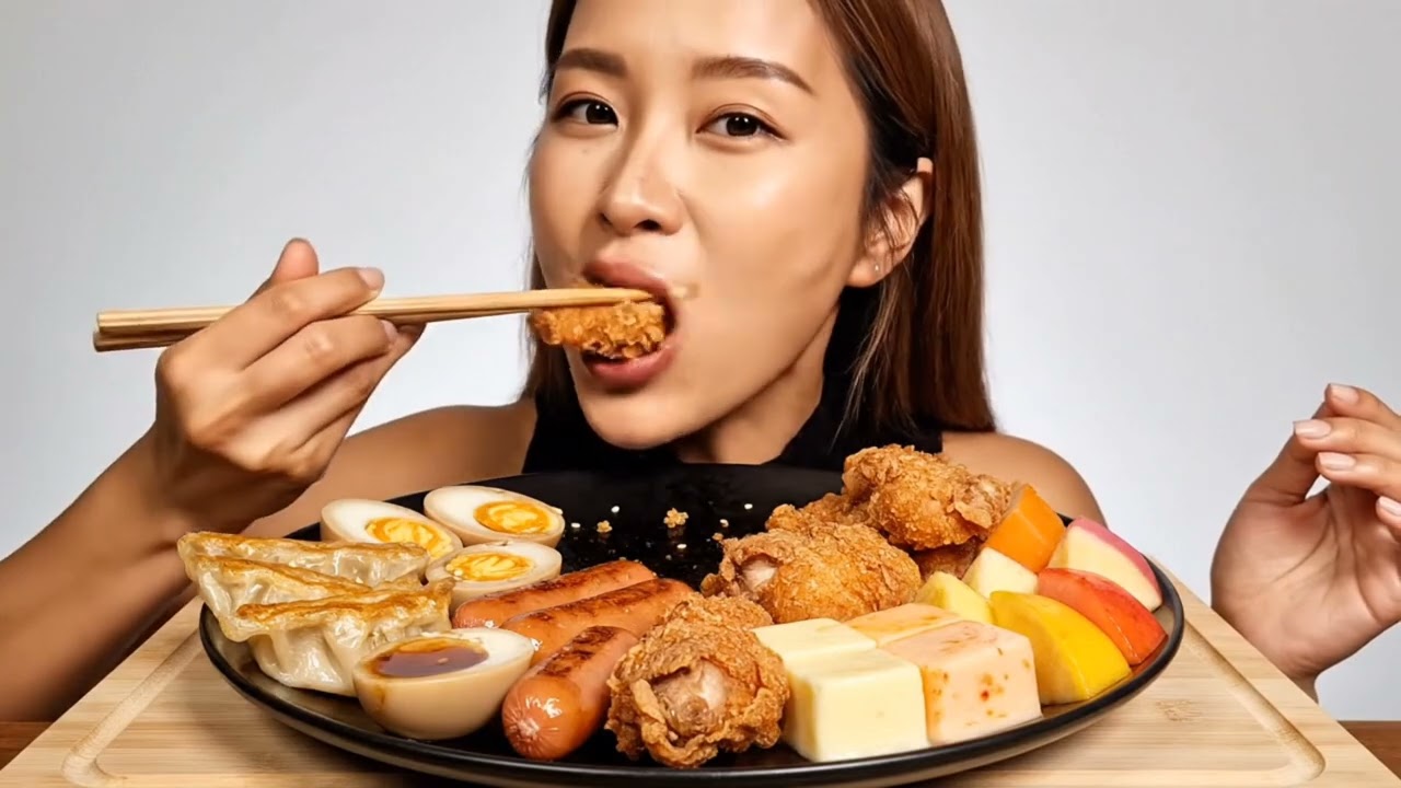 Clean Eating ASMR With Full Plate 🍽️ | Satisfying Mukbang