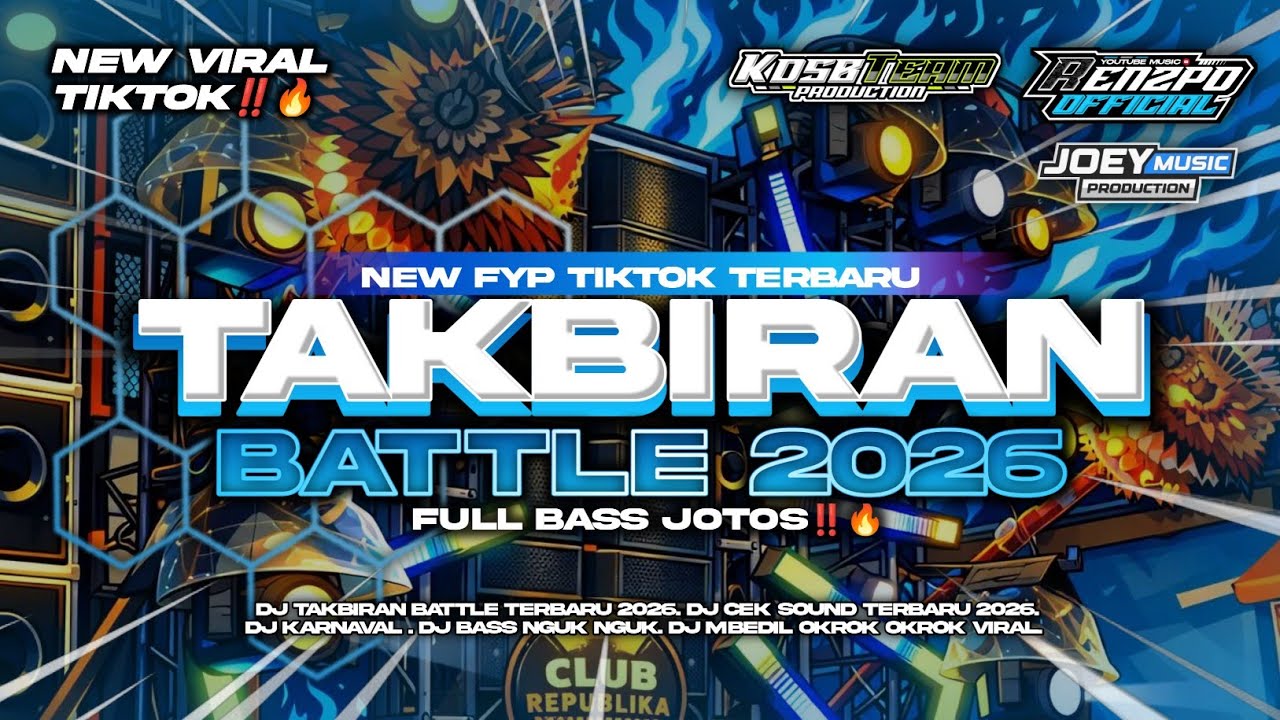 DJ TAKBIRAN BATTLE FULL BASS JOTOS • COCOK BUAT CEK SOUND TERBARU 2026‼️🔥