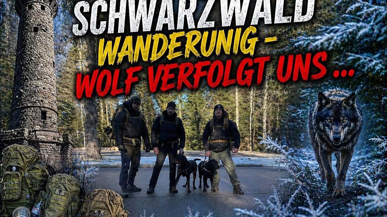 Schwarzwald Wanderung (Wolf verfolgt uns)