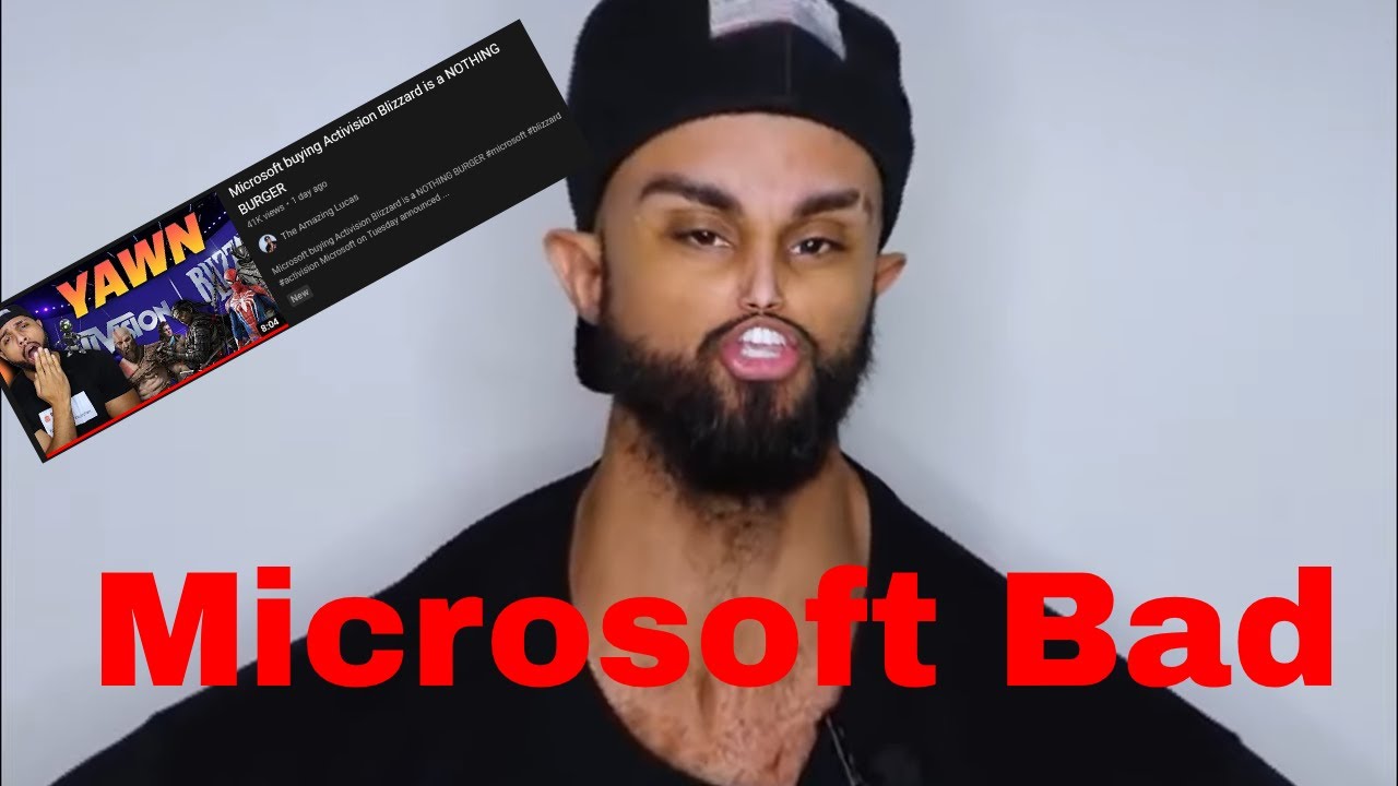 Sony Fanboy The Amazing Lucas loses it over Microsoft Aquiring Activision/Blizzard