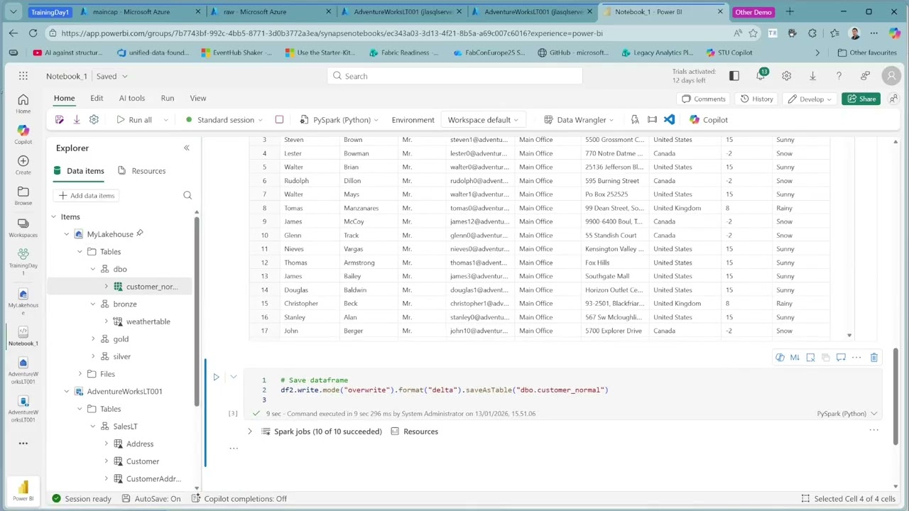 Microsoft Fabric - Implement Medallion Architecture with Shortcuts, Mirroring and Materialized View