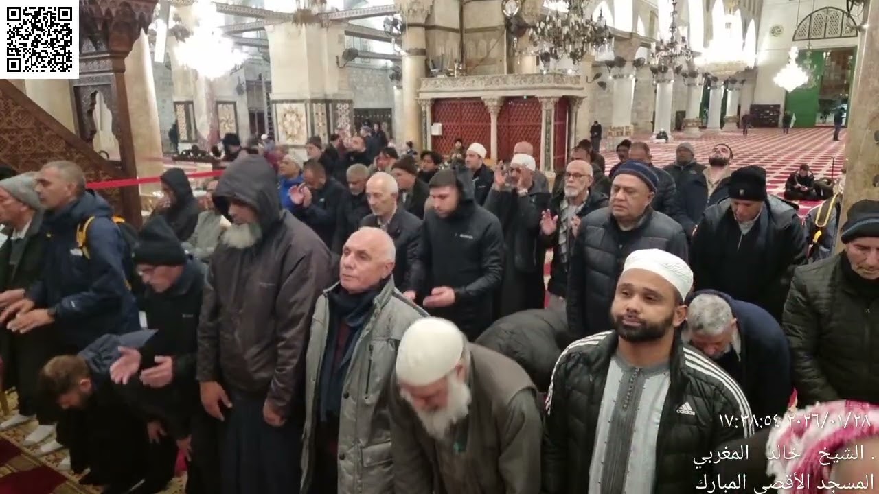 05 - صلاة جمع العشاء للأخ عادل القضماني من الأقصى - الأربعاء 9 شعبان (8) 1447 - 28 كانون2 (1) 2026م