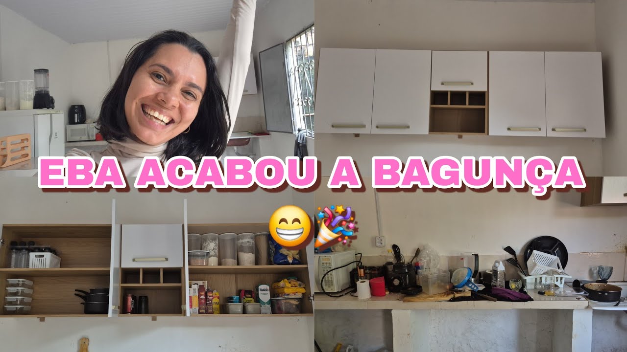 COMPREI ARMÁRIO + FAXINA COMPLETA 