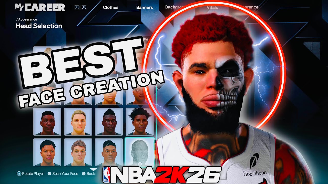 *NEW* BEST DRIPPY FACE CREATION TUTORIAL in NBA 2K26 BEST COMP STAGE FACE CREATION 2K26 !!!