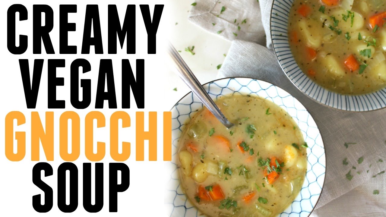 CREAMY VEGAN GNOCCHI SOUP | EASY WEEKNIGHT DINNER | This Savory Vegan