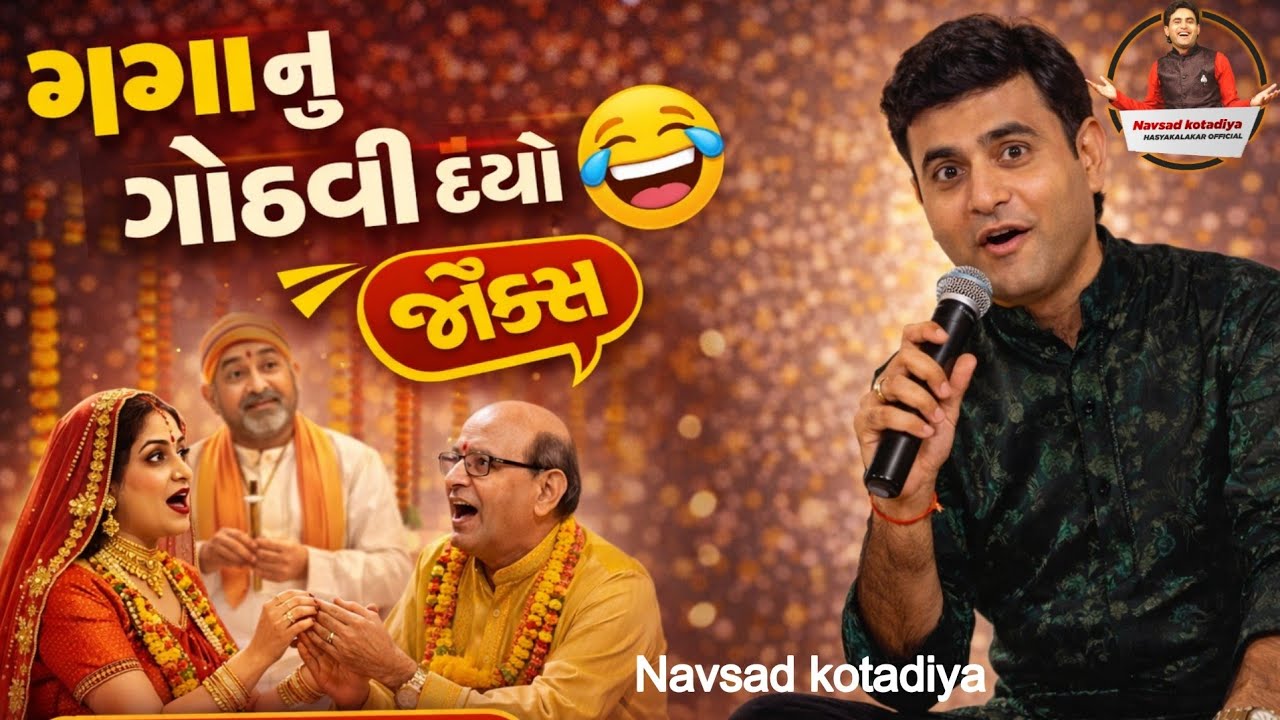 ગગા નુ ગોઢવાઈ ગયું || New Gujarati Jokes Comedy || Navsad Kotadiya 2022